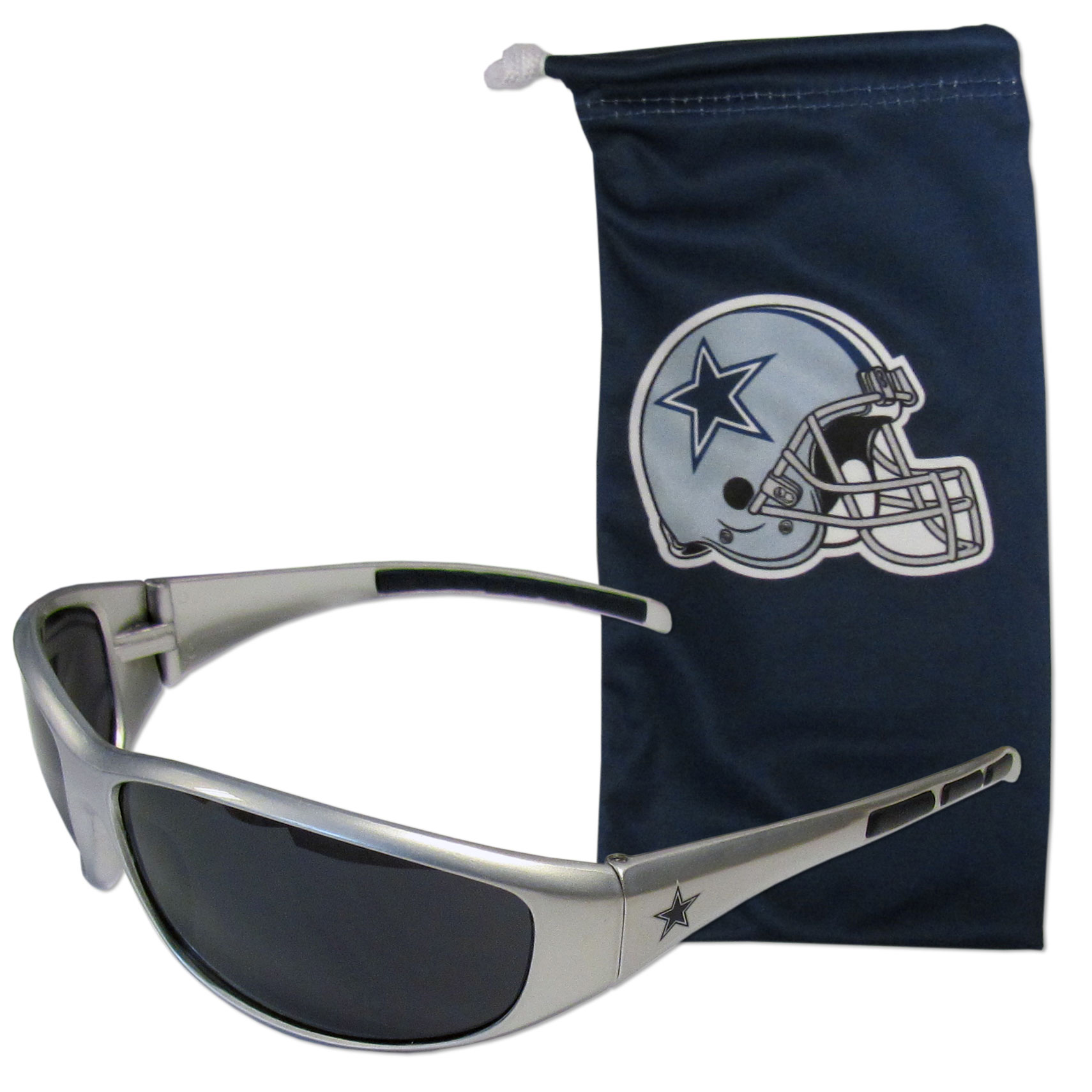 Dallas Cowboys Sunglass And Bag Set