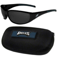 Philadelphia Eagles Wrap Sunglass and Zippered Case Set