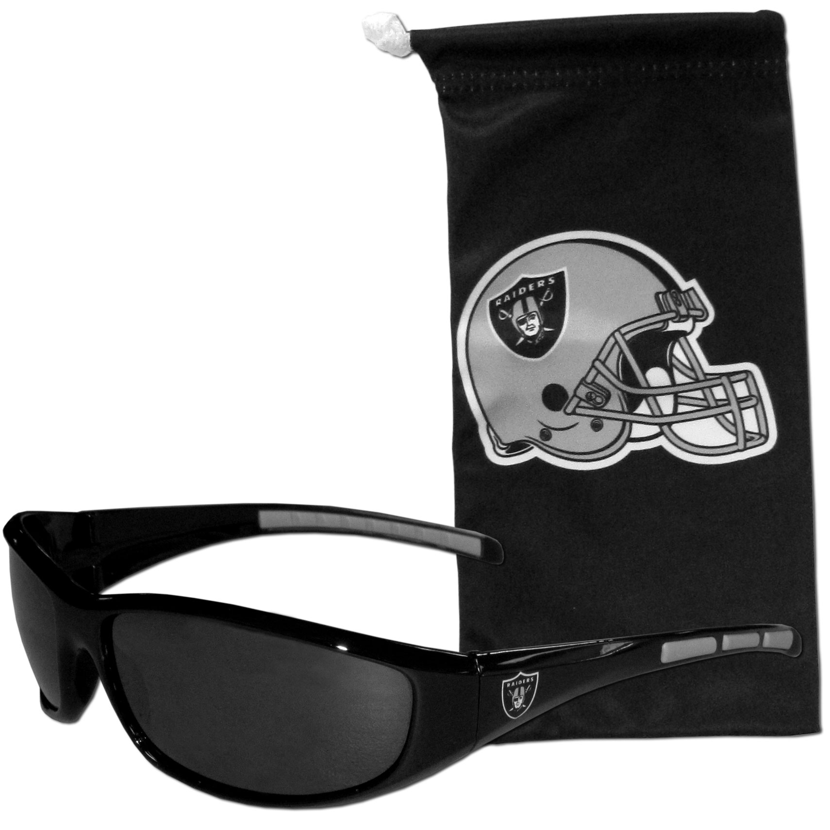 Siskiyou Oakland Raiders Wrap Sunglasses