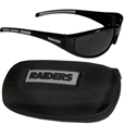 Las Vegas Raiders Wrap Sunglass and Zippered Case Set
