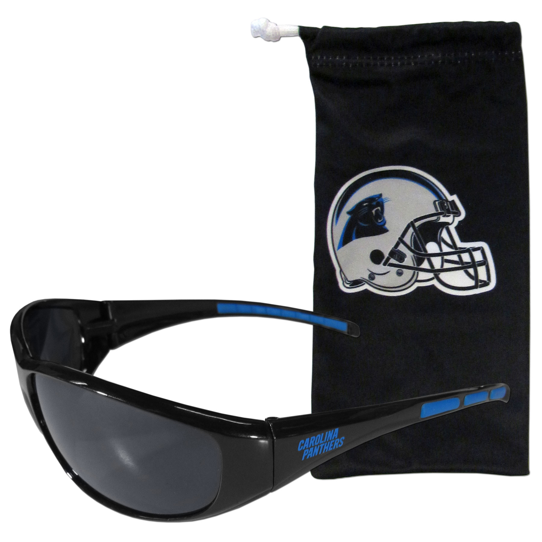 Carolina Panthers Sunglass and Bag Set    