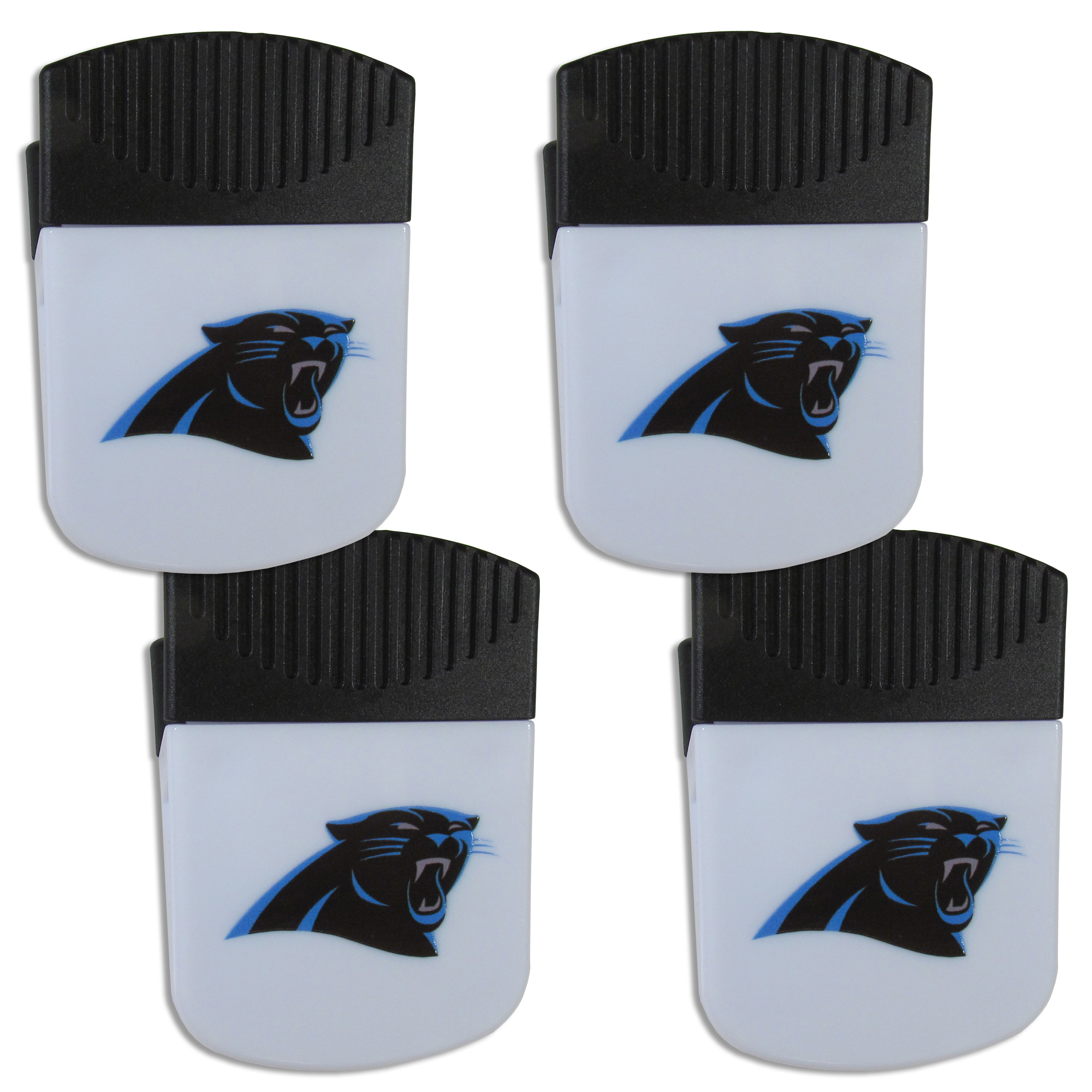 Carolina Panthers Chip Clip Magnet with Bottle Opener, 4 pack    