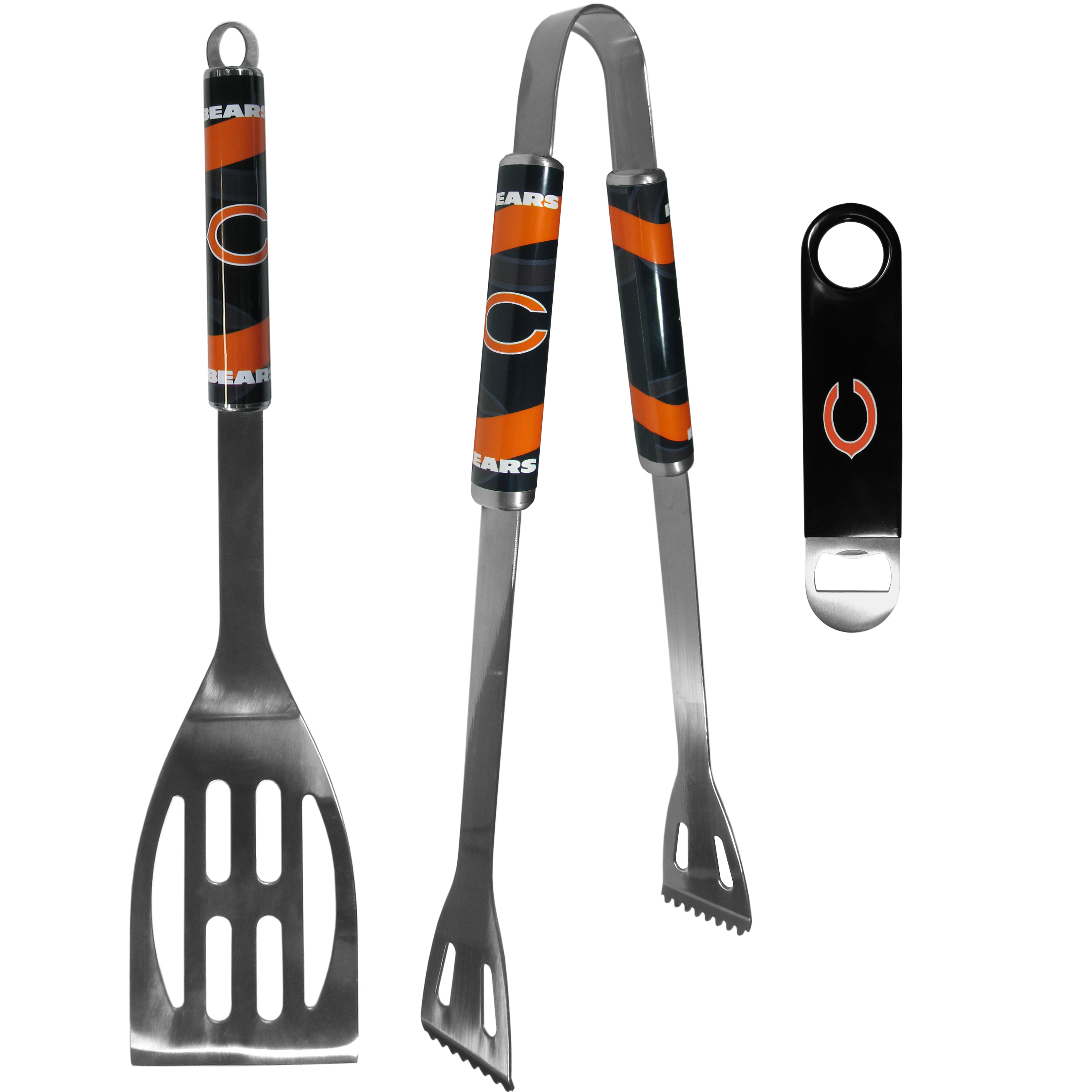 Chicago Bears 2 pc BBQ Set and Bottle Opener    