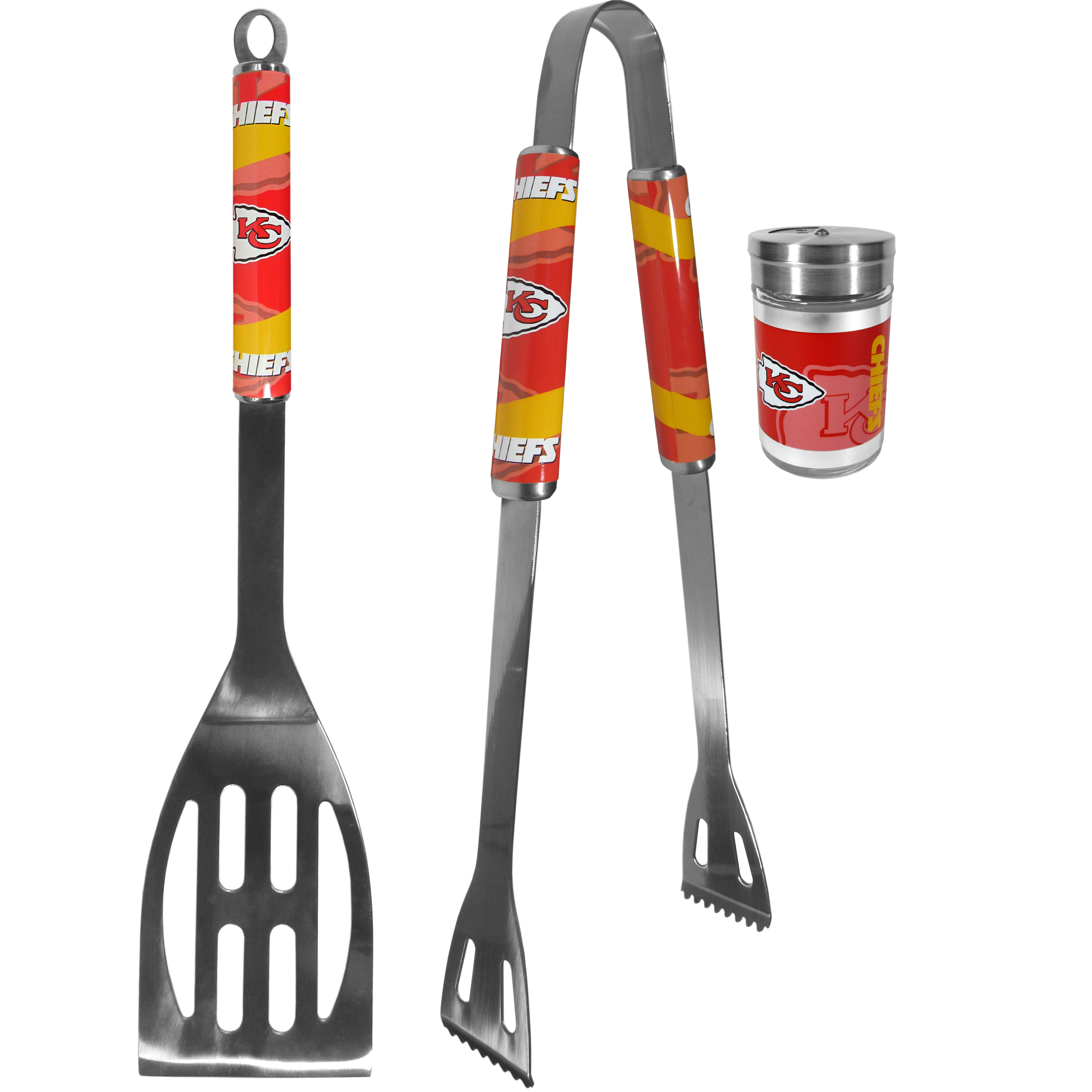 Kansas City Chiefs 2pc BBQ Set with Season Shaker    