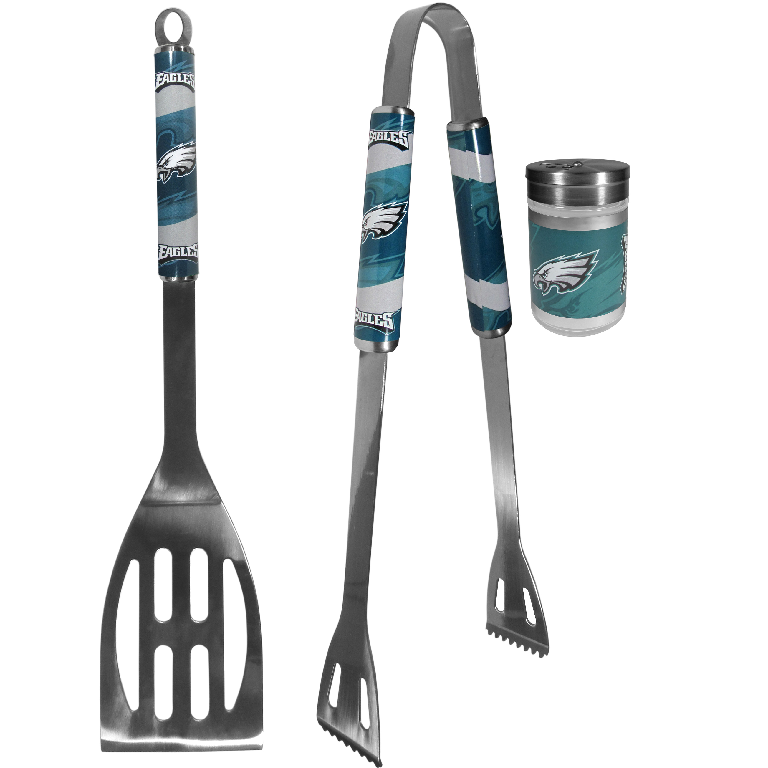 Philadelphia Eagles 2pc BBQ Set with Season Shaker    