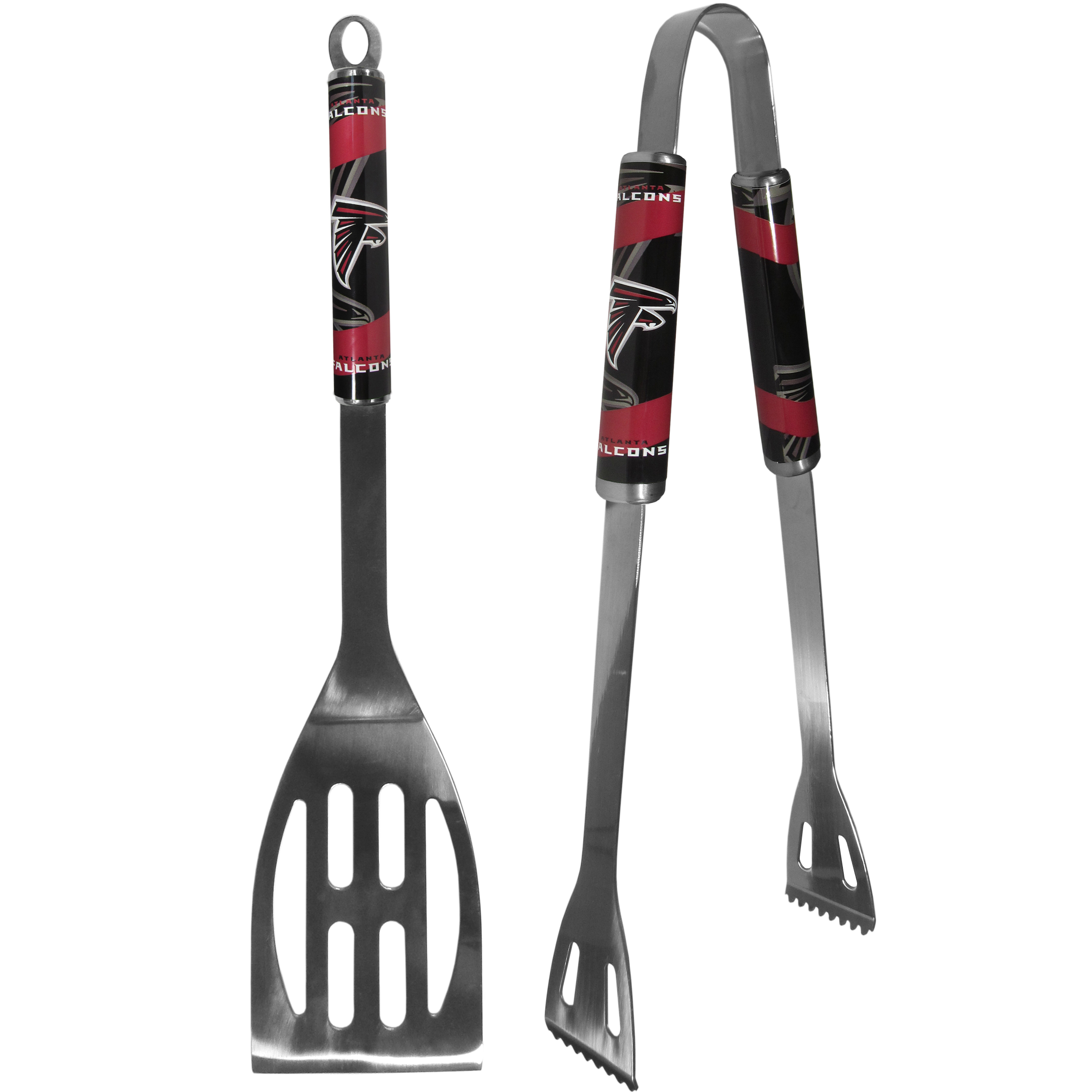 Atlanta Falcons 2 pc Steel BBQ Tool Set