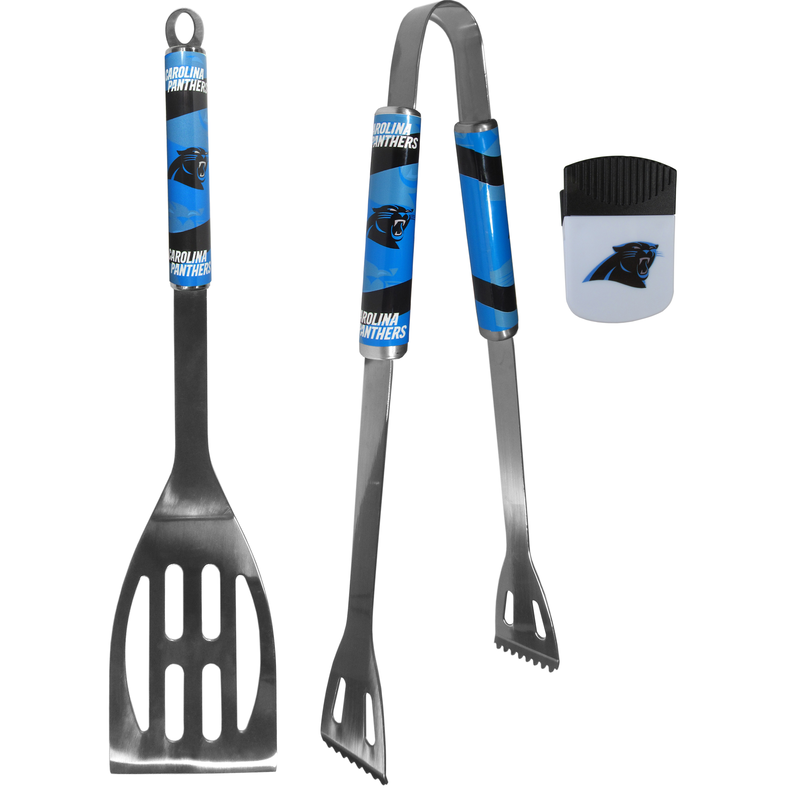 Carolina Panthers 2 pc BBQ Set and Chip Clip    