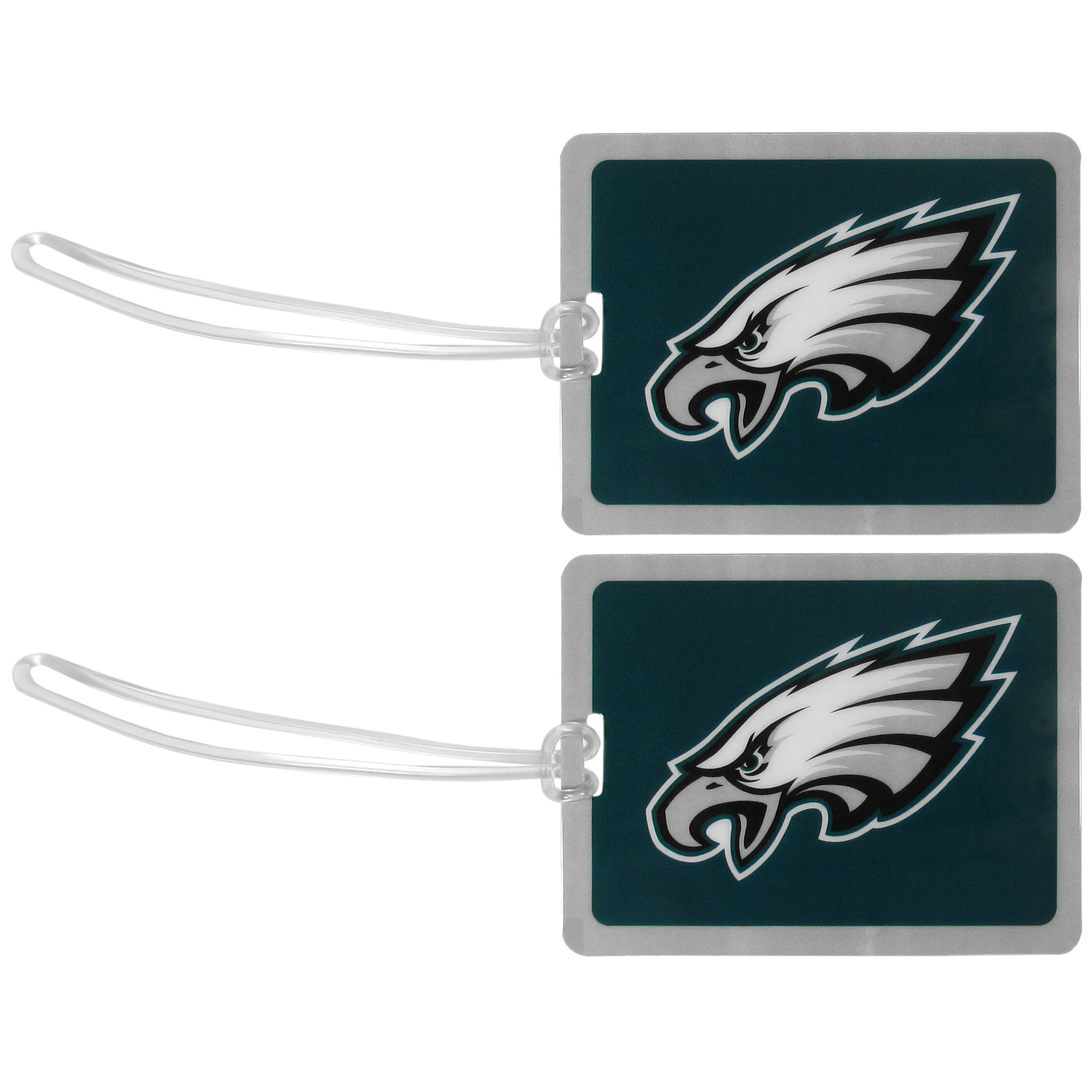 Philadelphia Eagles Vinyl Luggage Tag, 2pk    