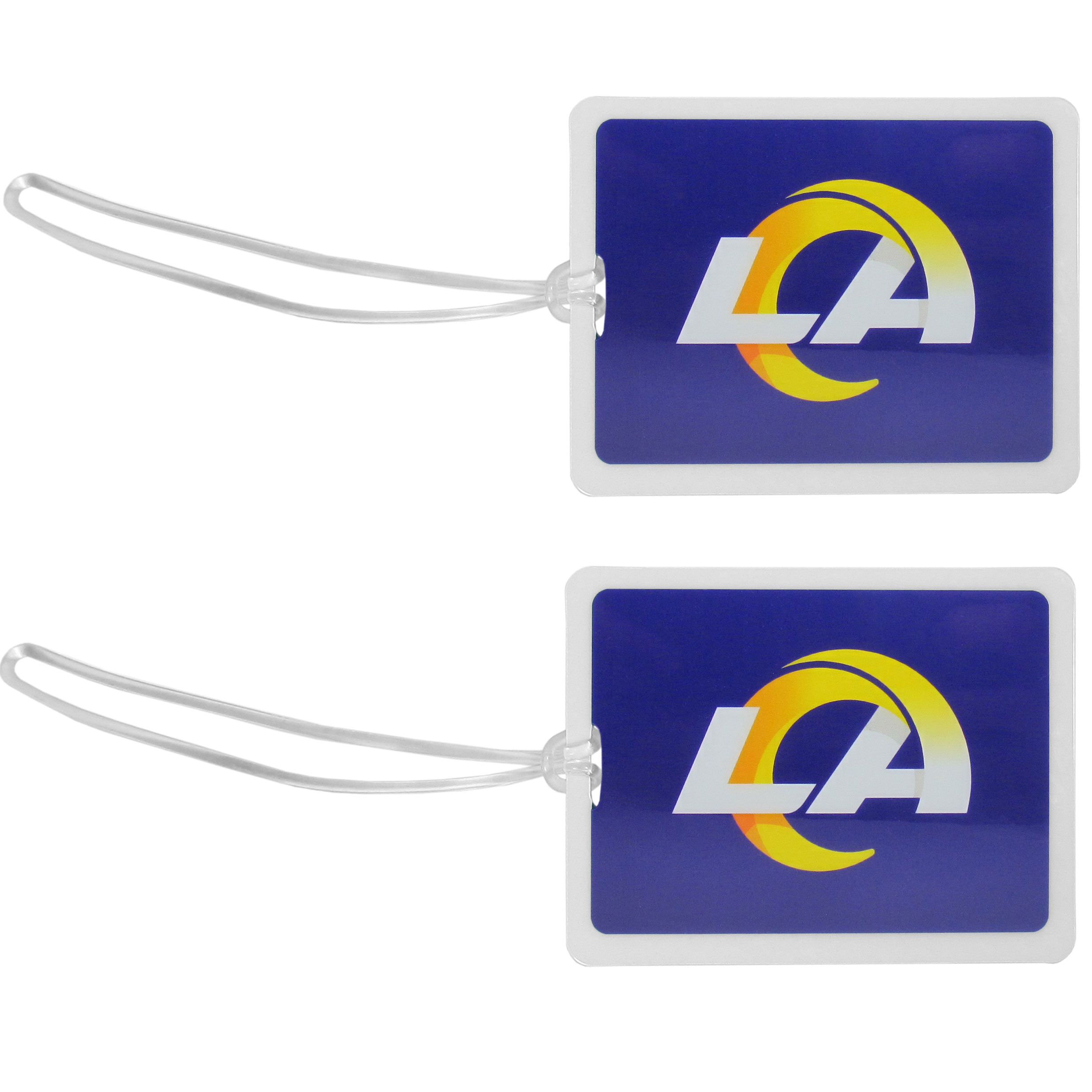 Los Angeles Rams Vinyl Luggage Tag, 2pk    