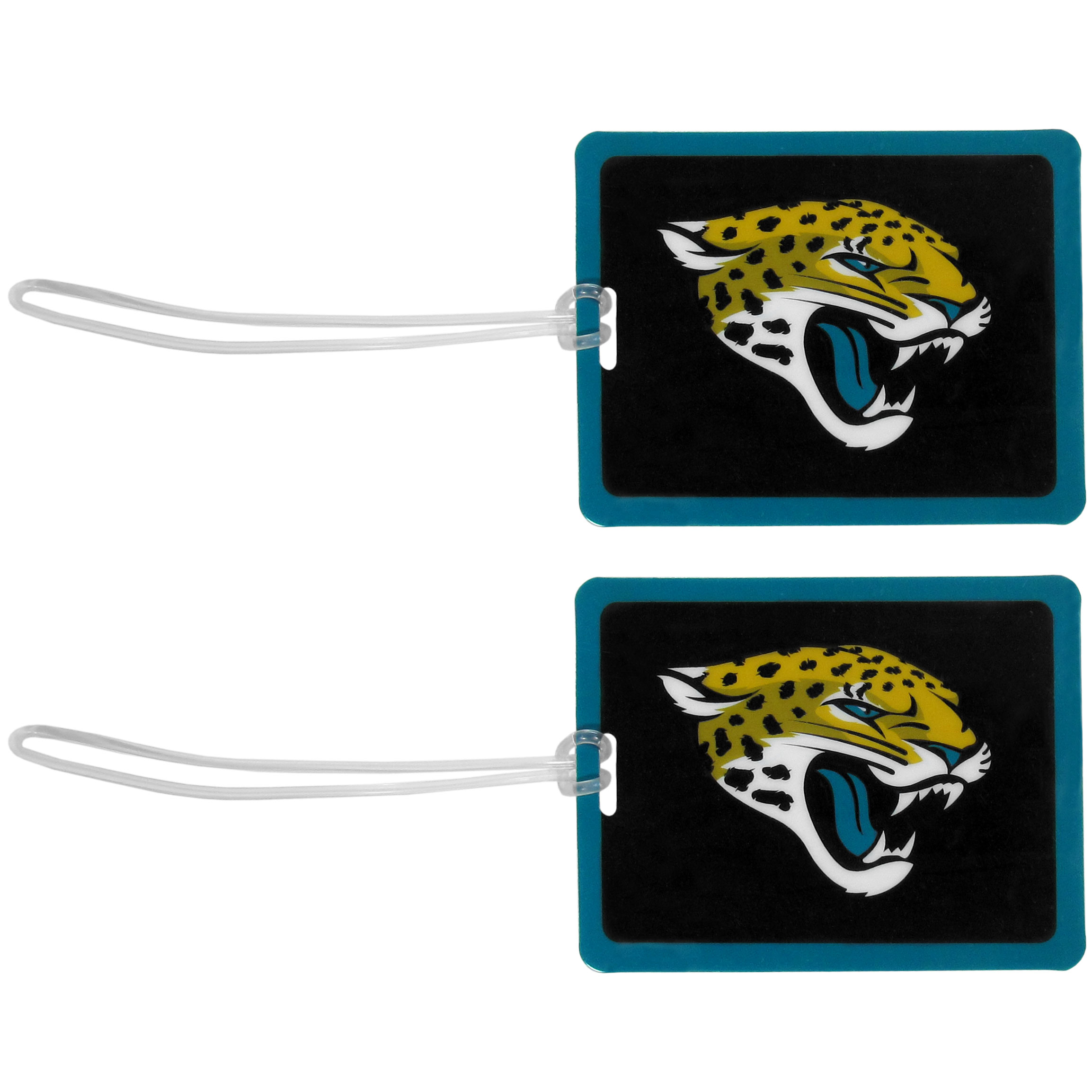 Jacksonville Jaguars Vinyl Luggage Tag, 2pk    