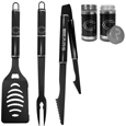 Chicago Bears 3pc Black BBQ Tools w/Shakers