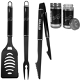 Buffalo Bills 3pc Black BBQ Tools w/Shakers