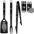 Denver Broncos 3pc Black BBQ Tools w/Shakers