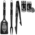 Indianapolis Colts 3pc Black BBQ Tools w/Shakers