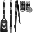 New York Giants 3pc Black BBQ Tools w/Shakers