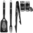 New York Jets 3pc Black BBQ Tools w/Shakers