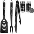 Minnesota Vikings 3pc Black BBQ Tools w/Shakers