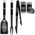 Jacksonville Jaguars 3pc Black BBQ Tools w/Shakers
