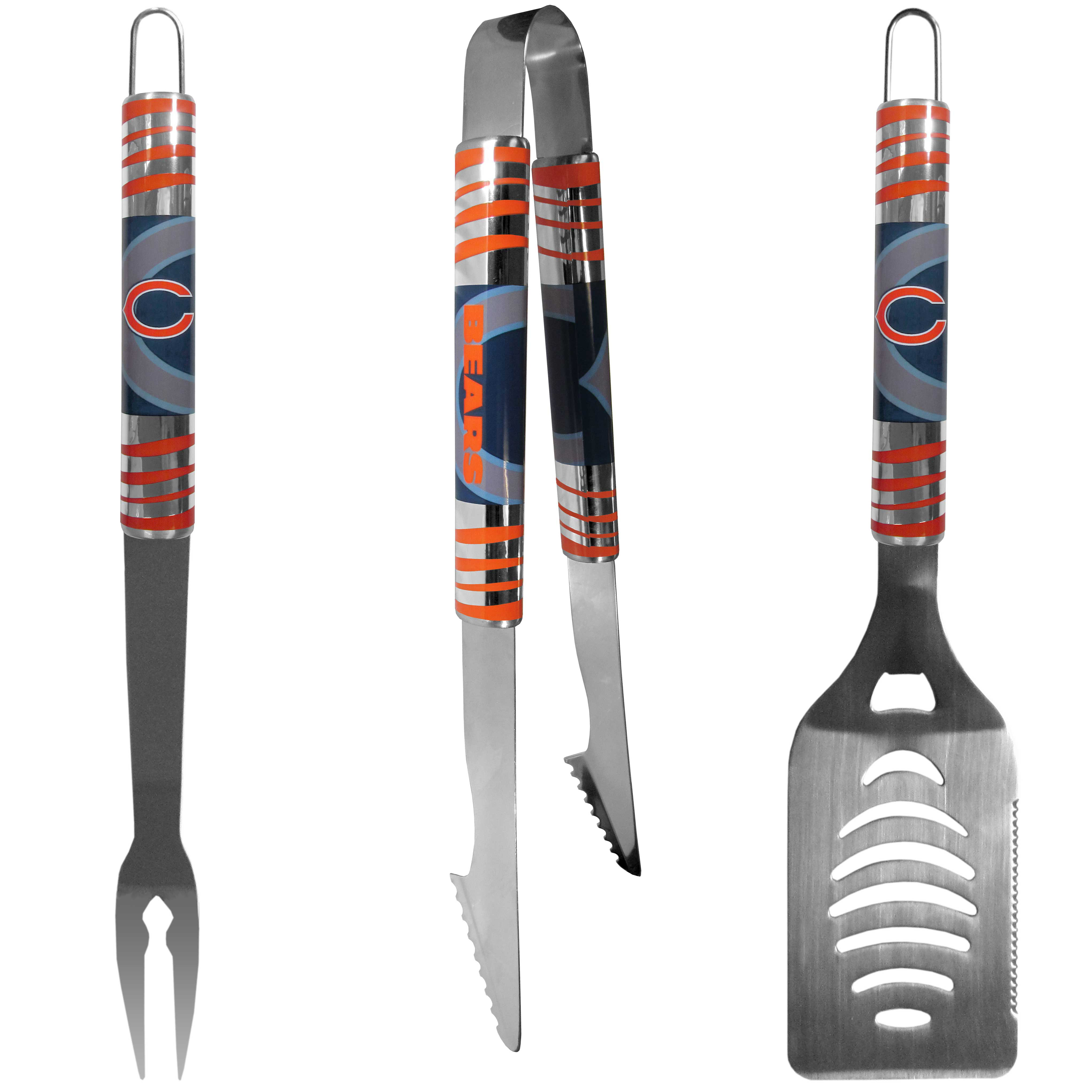 Chicago Bears 3 pc Tailgater BBQ Set    