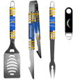 Los Angeles Chargers 3 pc BBQ Set and Bottle Opener