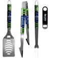 NFL 3 pc BBQ set with Long Neck Bottle Opener