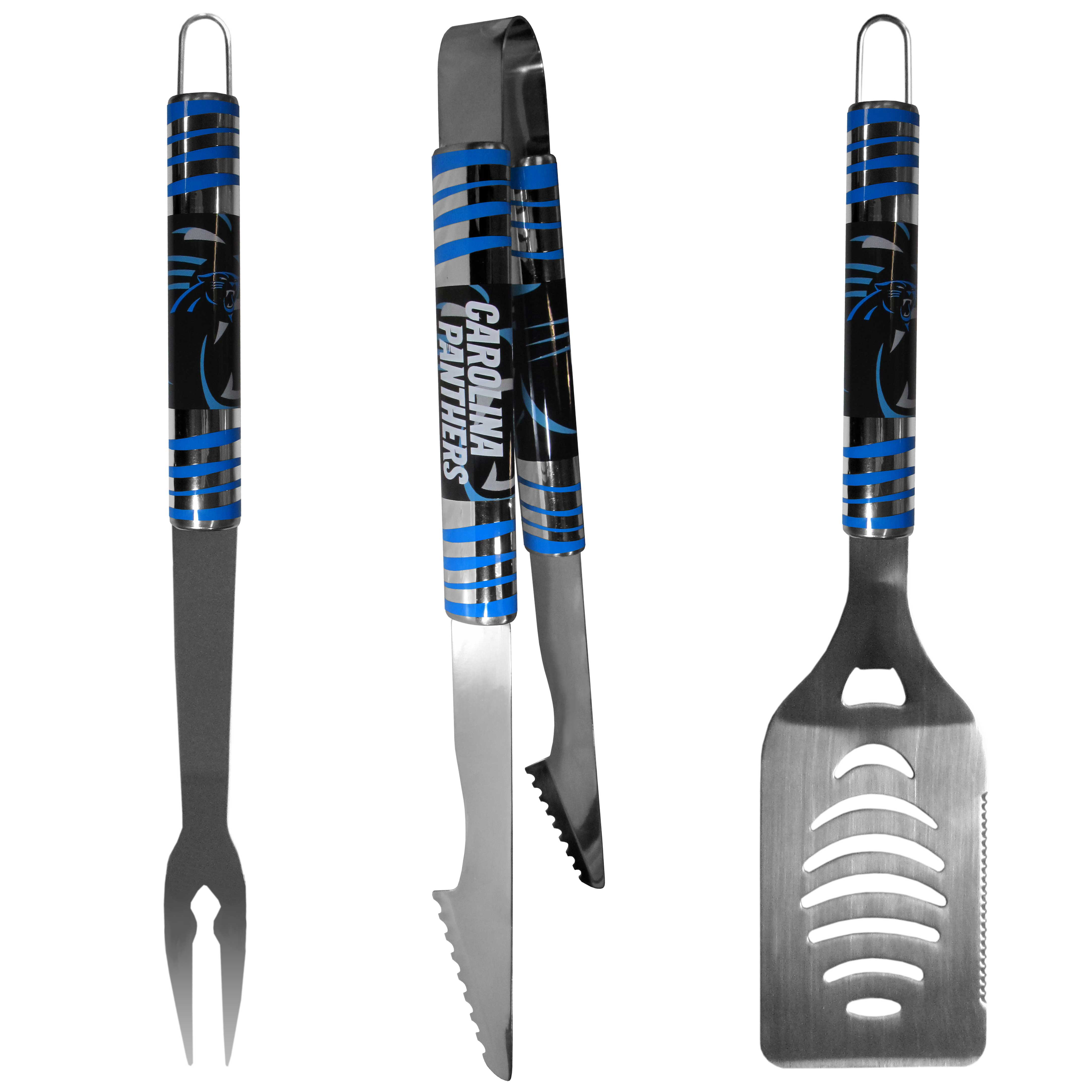 Carolina Panthers 3 pc Tailgater BBQ Set    