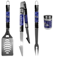 Baltimore Ravens 3 pc Tailgater BBQ Set and Season Shaker
