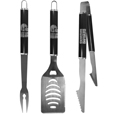 Cleveland Browns 3 pc Steel BBQ Set in Black