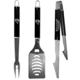 Jacksonville Jaguars 3 pc Steel BBQ Set in Black