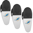 Miami Dolphins Mini Chip Clip Magnets, 3 pk