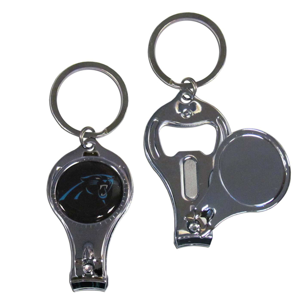 Carolina Panthers Nail Care/Bottle Opener Key Chain    