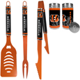 Cincinnati Bengals 3 pc Logo BBQ Tools w/