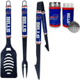 Buffalo Bills 3 pc Logo BBQ Tools w/