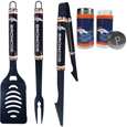 Denver Broncos 3 pc Logo BBQ Tools w/