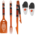 Cleveland Browns 3 pc Logo BBQ Tools w/Chip Clips