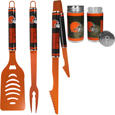 Cleveland Browns 3 pc Logo BBQ Tools w/
