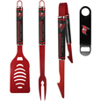 Tampa Bay Buccaneers 3 pc Logo BBQ Tools w/Bottle Opener