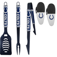 Indianapolis Colts 3 pc Logo BBQ Tools w/Chip Clips
