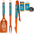 Miami Dolphins 3 pc Logo BBQ Tools w/