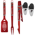 Atlanta Falcons 3 pc Logo BBQ Tools w/Chip Clips