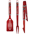 Atlanta Falcons 3 pc Color BBQ Tools