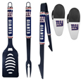 New York Giants 3 pc Logo BBQ Tools w/Chip Clips