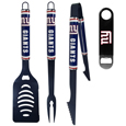 New York Giants 3 pc Logo BBQ Tools w/Bottle Opener
