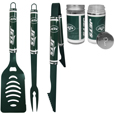 New York Jets 3 pc Logo BBQ Tools w/
