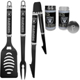 Las Vegas Raiders 3 pc Logo BBQ Tools w/