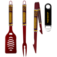 Washington Commanders 3 pc Logo BBQ Tools w/Bottle Opener