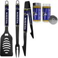 Baltimore Ravens 3 pc Logo BBQ Tools w/