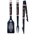 Houston Texans 3 pc Color BBQ Tools