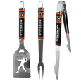 Cincinnati Bengals 3 pc Steel BBQ Tool Set