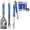 Los Angeles Chargers 3 pc Steel Logo BBQ Tools w/Shakers